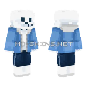 Sans Deltarune Minecraft skin