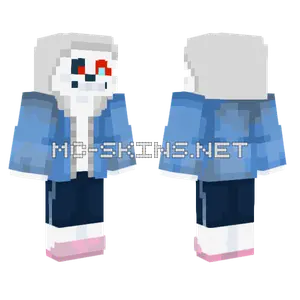 Sans Murder Dusttale Minecraft skin