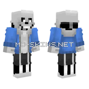 Sans Undertale Minecraft skin