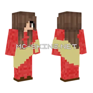 Santa Aurora Minecraft skin