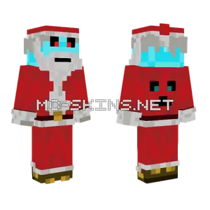 Santa Creeper Minecraft skin