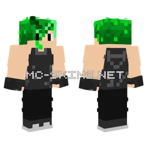 Sanyagolexus Green Hair Minecraft skin