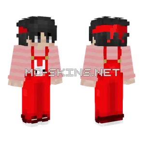 Sapnap Red Rabbits MCC Minecraft skin