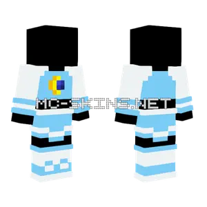 Sapphire Moon Cheerleader Girl Minecraft skin