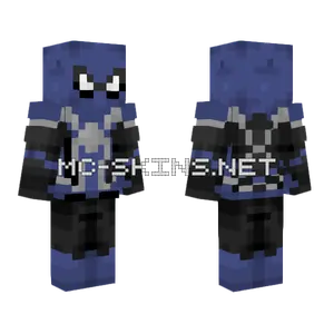 Sapphire Spider Minecraft skin