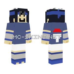 Sasuke 1v Minecraft skin