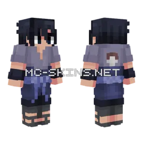 Sasuke 2 Minecraft skin