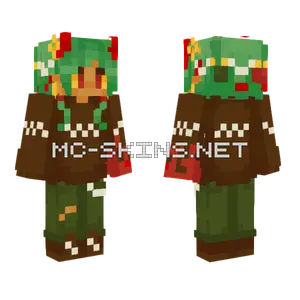 Sawa Christmas Minecraft skin