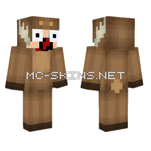 Scared Itsmoosecraft Minecraft skin