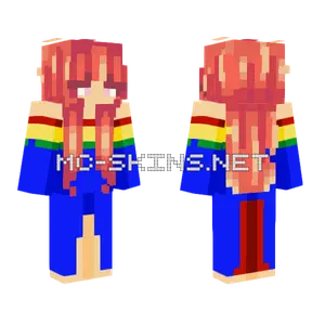 Scarlet Macaw Minecraft skin