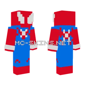 Scarlet Spider-Man Venom Universe Minecraft skin