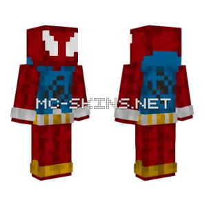 Scarlet Spider Suit Minecraft skin