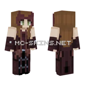 Scarlet Witch Wandavision Minecraft skin