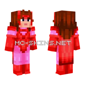 Scarlet Witch X-Men Minecraft skin