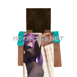 Scathach Kimono cape, outside and lining