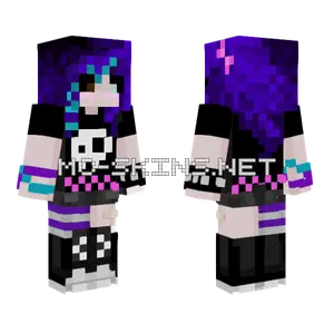 Scenemo Girl Minecraft skin
