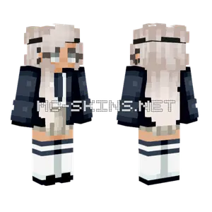 School Girl Skin Minecraft skin