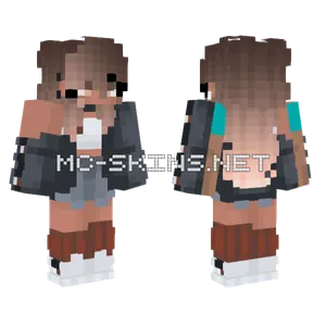 School Is Here W Minecraft skin
