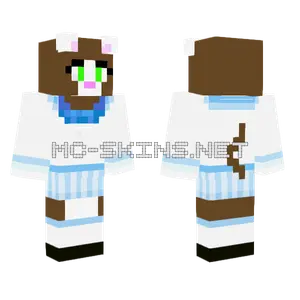 School Kitty Minecraft skin