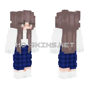 School Uniform Girl Minecraft skin