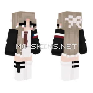 School Uniform Girl Minecraft skin
