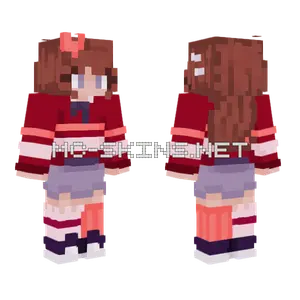 School Valentines C Minecraft skin