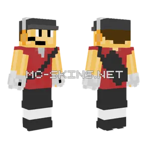 Scout TF2 Minecraft skin