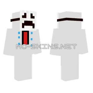 SCP 096 Crying Minecraft skin