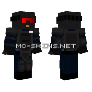 SCP MTF Nu 7 Gunner Minecraft skin