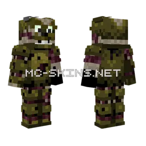 Scraptrap FNAF 6 My Touch Minecraft skin