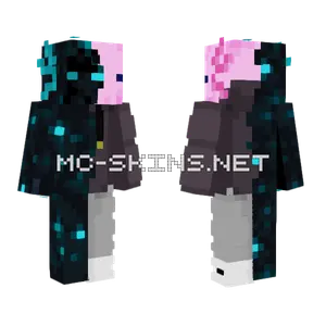 Sculk Axolotl Minecraft skin