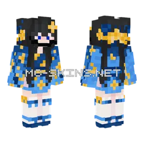 Sdadada Blue Kimono Minecraft skin
