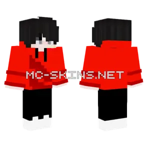 Sdsdsdsdsds Red Outfit Minecraft skin
