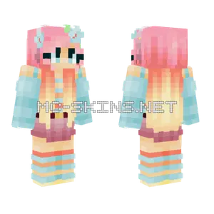 Seafoam Sunset V3 Minecraft skin