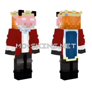 Seapeekay Technoblade Costume Minecraft skin