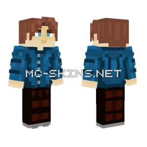 Sebastian Blue Outfit Minecraft skin