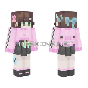 Senpai Girl Minecraft skin