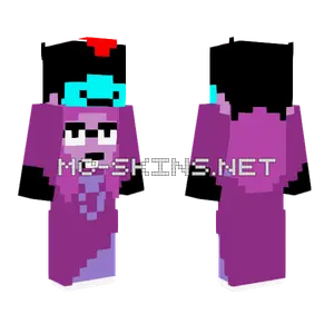 Seth Aqua Deltarune Minecraft skin