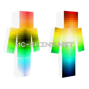 Shading Gradient Minecraft skin