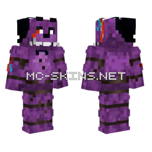 Shadow Freddy Minecraft skin