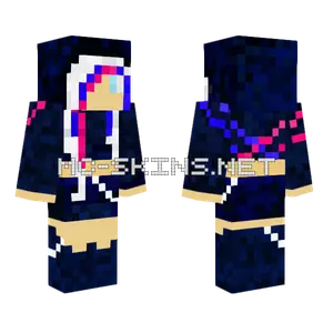 Shadow Girl Minecraft skin