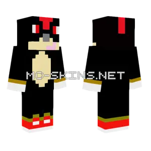 Shadow The Hedgehog Minecraft skin