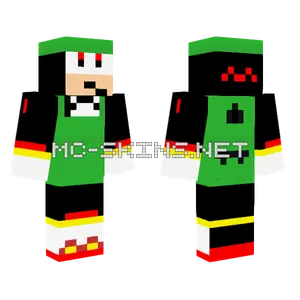 Shadow The Murder Sonic Minecraft skin