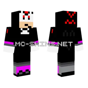 Shadow W Avatar Shoes Gloves Minecraft skin