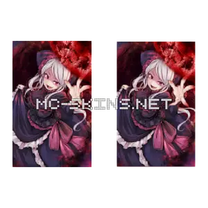 Shalltear Dress cape, outside and lining