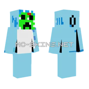 Shark Creeper Minecraft skin