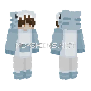 Shark Friend Fleecy Minecraft skin
