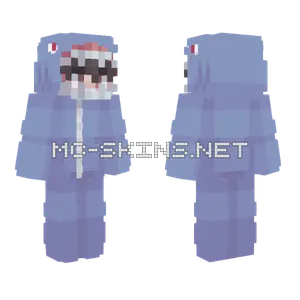Shark Onesie Minecraft skin