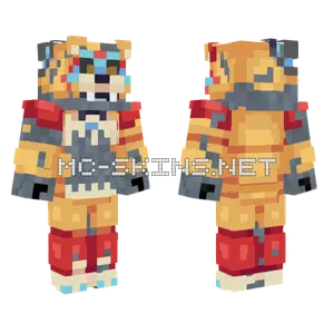 Shattered Freddy Minecraft skin