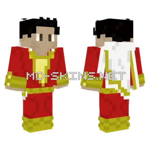 Shazam DC Series 1 Minecraft skin